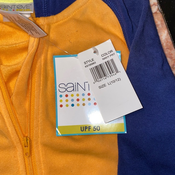 Boys UPF 50 Boys Drawstring Shorts Swim Trunks Size 10/15 - Picture 6 of 8